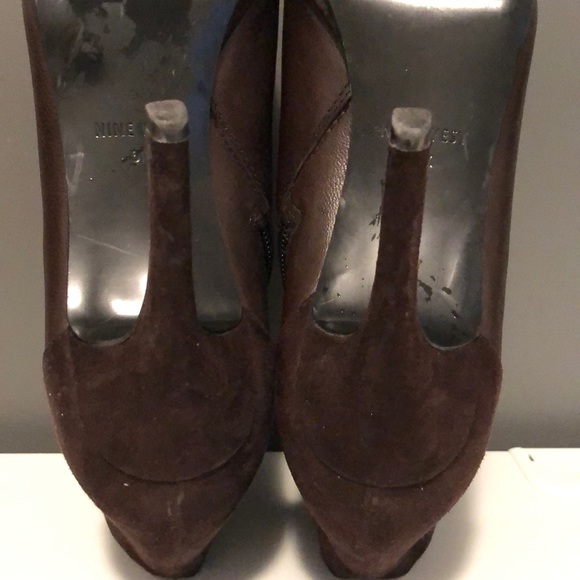 Nine West peep toe high heel sz 6 - Picture 6 of 6